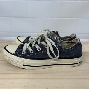Off White & Indigo Converse All-Star Chuck Taylor